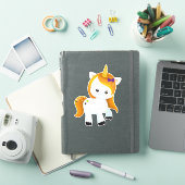 Sticker Halloween Unicorn, Magic Unicorn, Cute Unicorn (Couverture iPad)