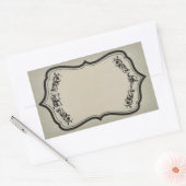 Sticker Halloween vierge Étiquette avec crânes (Enveloppe)