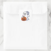 Sticker Halloween White Ghost : Nouveau mode Éffra (Sac)