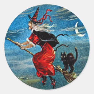 Sticker Hallowe'en Witch