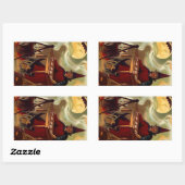 Sticker  Halloween Witch Tarot Black Cat (Vel)