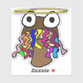 Sticker Halo Dreadlocks Champagne (Feuille)