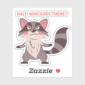 STICKER HALT! WHO GOES THERE? (Feuille)
