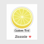 Sticker Halve Lemon (Feuille)