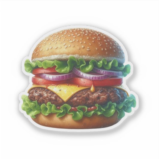 Sticker Hamburger (Devant)