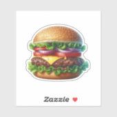 Sticker Hamburger (Feuille)