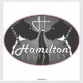 Sticker Hamilton Logistics (Feuille)