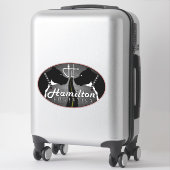 Sticker Hamilton Logistics (Sur valise)