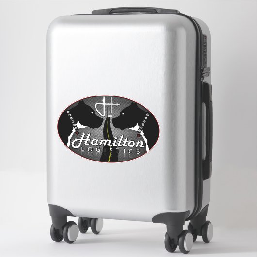 Sticker Hamilton Logistics (Sur valise)
