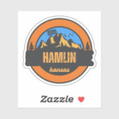Sticker Hamlin, Kansas (Feuille)