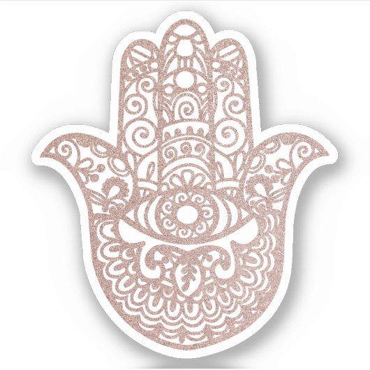 Sticker Hamsa Main Bonne chance (Devant)
