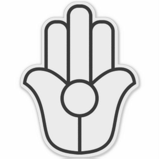 Sticker Hamsa Main de Fatima (Devant)