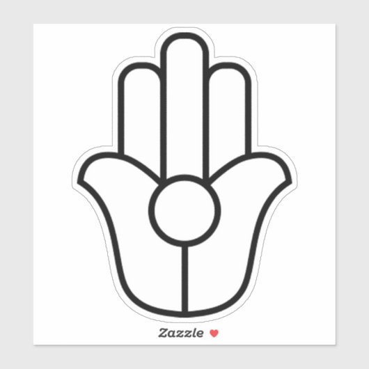 Sticker Hamsa Main de Fatima (Feuille)