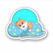 Sticker Hamster au coucher avec couverture.PNG (Devant)