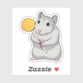 Sticker Hamster Lollipop (Feuille)