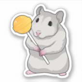 Sticker Hamster Lollipop (Devant)