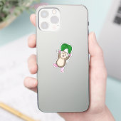 Sticker Hamster with Parachute (Téléphone)