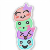 Sticker Hand-drawn, Sibling Joy, Emotion Stack, Kids Art,  (Devant)