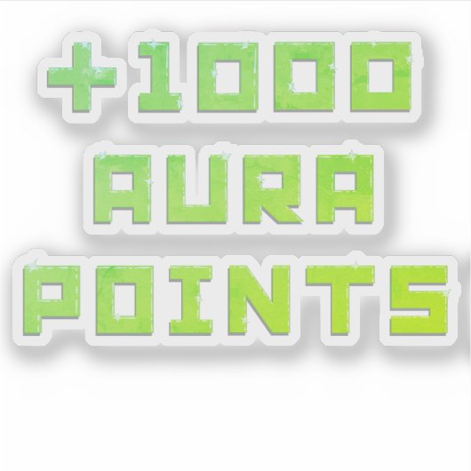 Sticker Hand-painted + 1000 Aura points  (Devant)