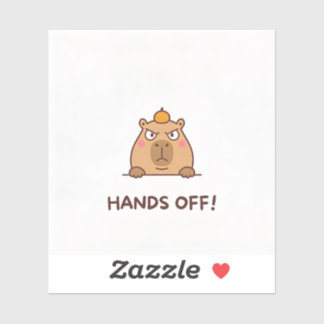 STICKER HANDS OFF!