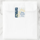 Sticker Hanoukka Bleu, Flèches blanches (Sac)