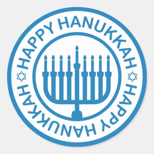 Sticker Hanoukka Menorah (Devant)