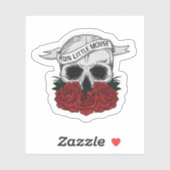 Sticker hantant adeline, chassant adeline, zade meadows (Feuille)