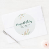 Sticker happy birthday  (Enveloppe)
