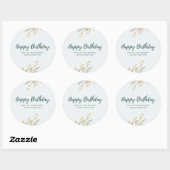 Sticker happy birthday  (Feuille)