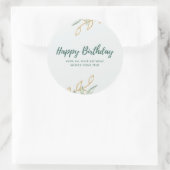 Sticker happy birthday  (Sac)