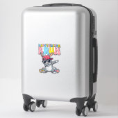 Sticker Happy Easter Bruh Bunny Dab Rabbit Dance Boys Kids (Sur valise)
