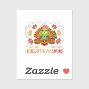 Sticker happy hallo thanksmas