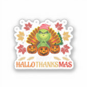 Sticker happy hallo thanksmas (Recto)