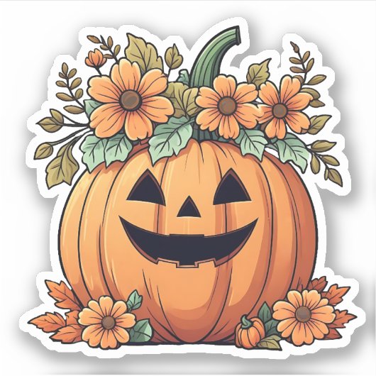 Sticker Happy Halloween (Devant)