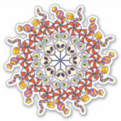 Sticker Happy Halloween Candy Collage (Devant)