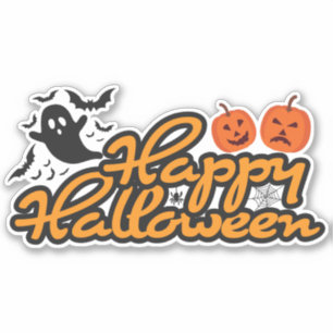 Sticker Happy Halloween Éffrayant