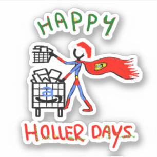 Sticker Happy Hollerdays 8 - trier de commande.