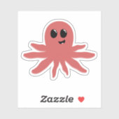 Sticker Happy Little Octopus - Dessin (Feuille)