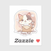 Sticker Happy Mail Cat (Feuille)