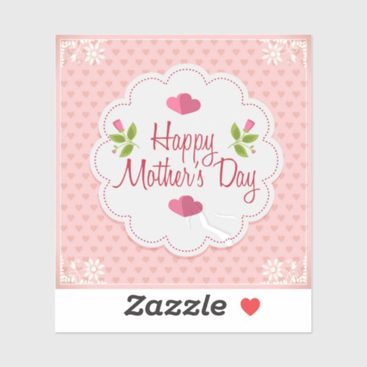 Sticker Happy Mother's Day (Feuille)