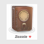 Sticker Happy Radio Day (Feuille)