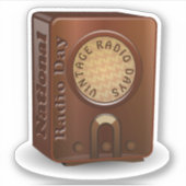 Sticker Happy Radio Day (Devant)