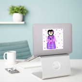Sticker Happy Seollal Penguin (Ordinateur portable sur le bureau)