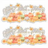 Sticker Happy Thanksgiving (Devant)