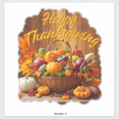 Sticker Happy Thanksgiving (Feuille)