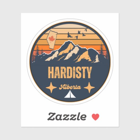 Sticker Hardisty (Alberta) (Feuille)