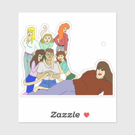 Sticker Harem (Feuille)