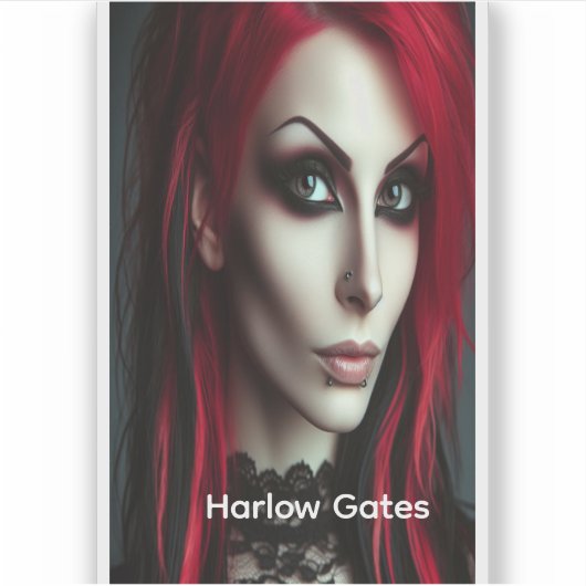 Sticker Harlow Gates (Devant)