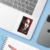 Sticker Harlow Gates (Ordinateur portable avec iPhone)