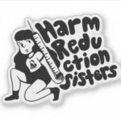 Sticker Harm Reduction Sisters Needle Girl (Devant)